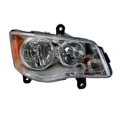 OE PASSENGER SIDE QUAD HALOGEN HEADLIGHT ASSEMBLY