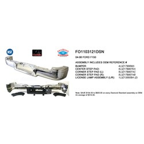 REAR STEP BUMPER ASSEMBLY