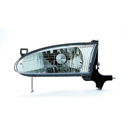 DRIVER SIDE HEADLIGHT LENS AND HOUSING