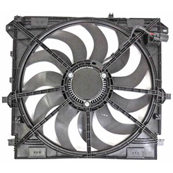 RADIATOR AND CONDENSER FAN ASSEMBLY WITH ONE BIG FAN