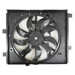 RADIATOR AND CONDENSER FAN ASSEMBLY WITH ONE BIG FAN