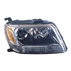 PASSENGER SIDE HEADLIGHT LENS AND HOUSING