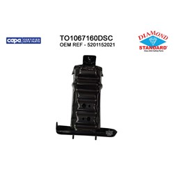 FRONT PASSENGER SIDE BUMPER IMPACT BAR BRACKET