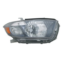 PASSENGER SIDE HEADLIGHT LENS AND HOUSING